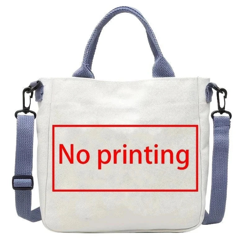 Move K-Pop Demon Hunters Canvas Bag Fashion Printed Handbag Cute Cartoon Anime Commuting Portable Book Storage Bags Pocket Gifts