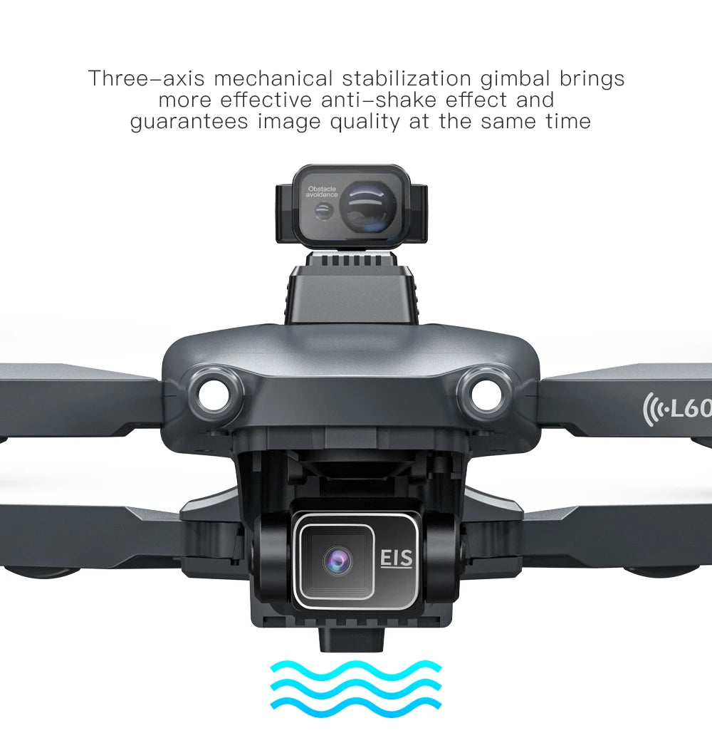 L600 Pro MAX 4K Professional Drone With Camera HD 3-Axis Gimbal GPS Dron 360° Obstacle Avoidance 5G WIFI RC Quadcopter Toys