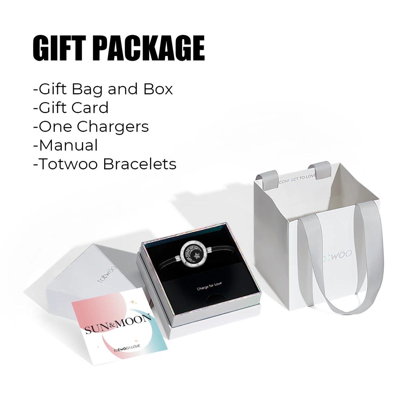 Totwoo Touch Single Bracelet - Long Distance Touch Bracelet Light up and Vibration Relationship Love Baracelet Smart Jewelry