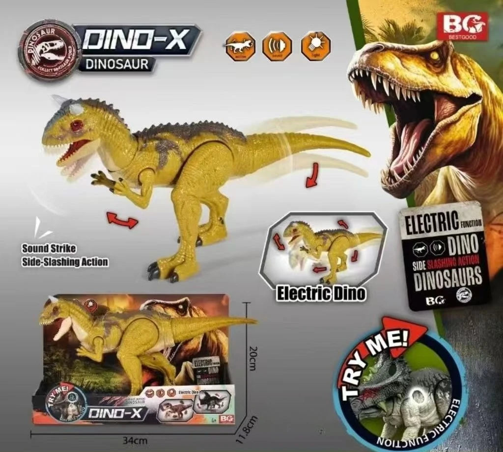 Jurassic Dinosaur Sound Effects - Tyrannosaurus Rex and Velociraptor Simulation Models for Boys' Birthday Gifts and Collections