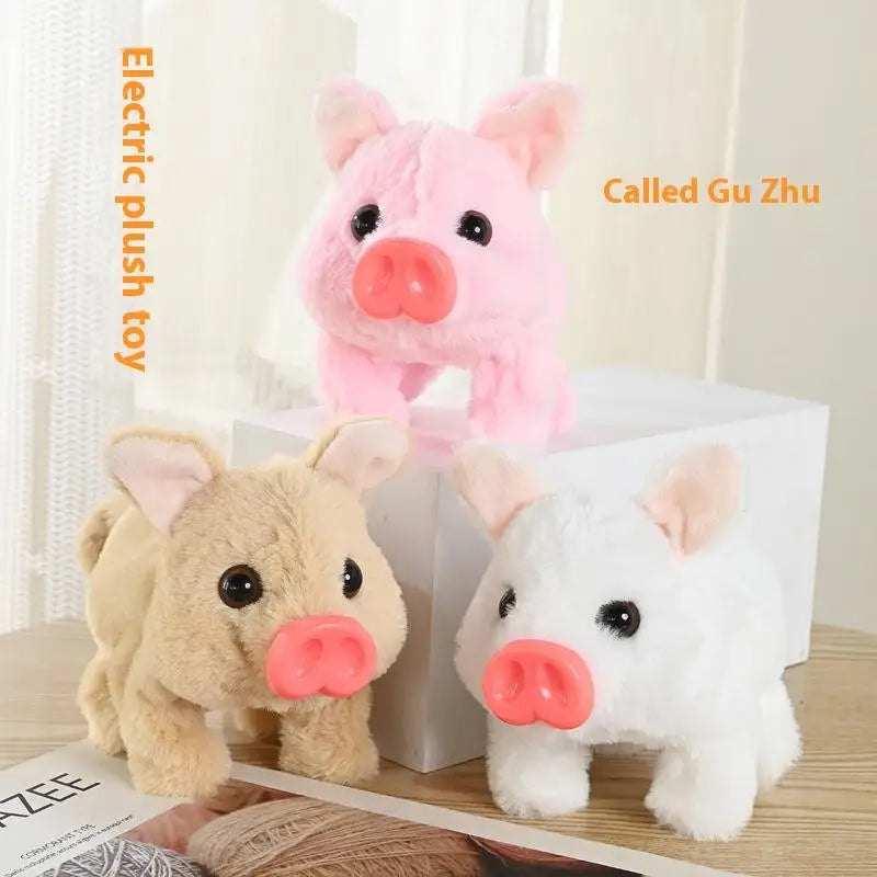 Interactive Realistic Animal Safe Electronic Plush Toy Soft Skin-Friendly Robot With Smart Voice Control For Easter Baby Kids