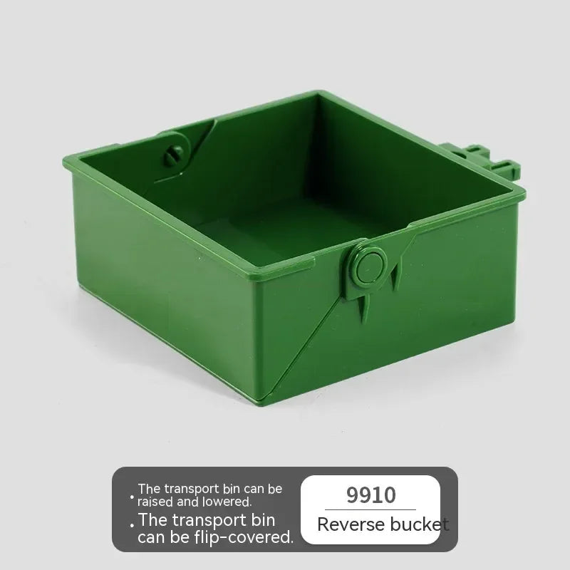 1:24 Inertia Tractor Trailer With Headlights Farm Toy Set Car Truck Farm Simulation Child'S Birthday Christmas New Year Gift