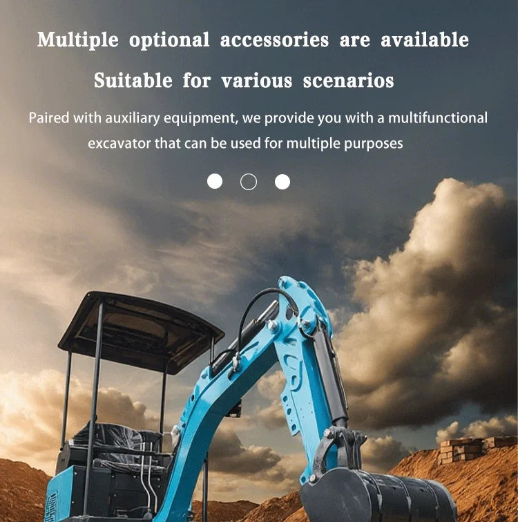 Mini Excavator 0.8 1 2 5 Ton Crawler Excavator CE EPA Euro V Kubota Engine Hydraulic Excavator Diesel Engine Compact digger