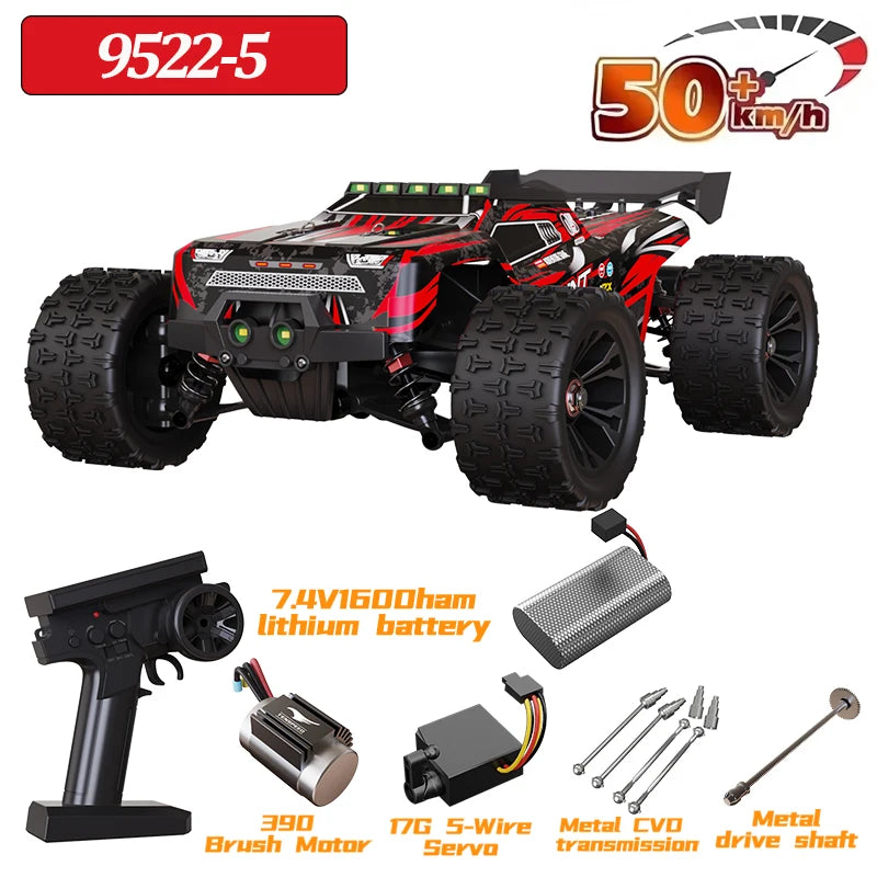 9522PRO 85KM/H High-speed RC Car Brushless Four-wheel Drive Off-road Drift 1:16 Professional Racing Car 9522 50KM/H Boy's Toy