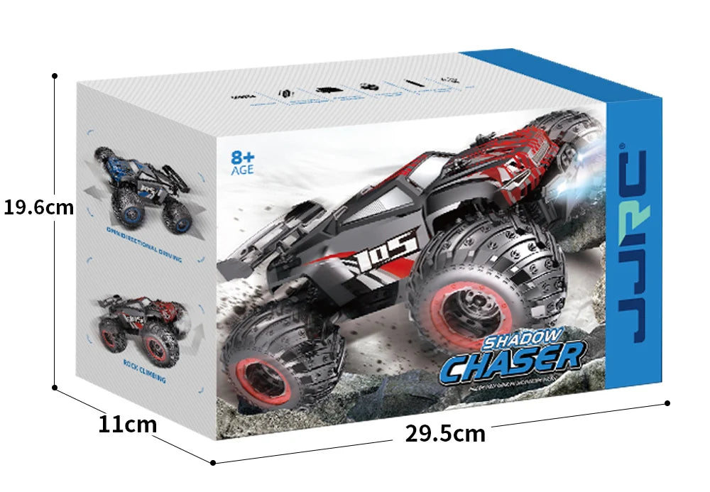 JJRC Q105 Q175 1:18 20 Km/h 2.4GHz Double Motors Drive With LED Light Off Road Remote Control Cars Drift Monster Truck Toys