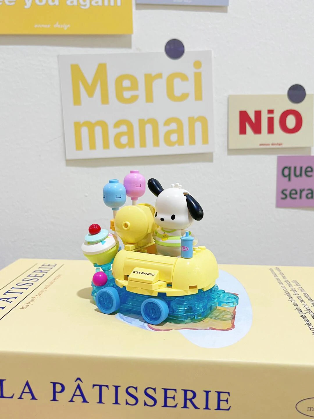 Sanrio Toy Building Blocks Hello Kitty Figurine Kuromi Melody Figure Toy Collection Dolls For Kids Christmas Gifts Toy