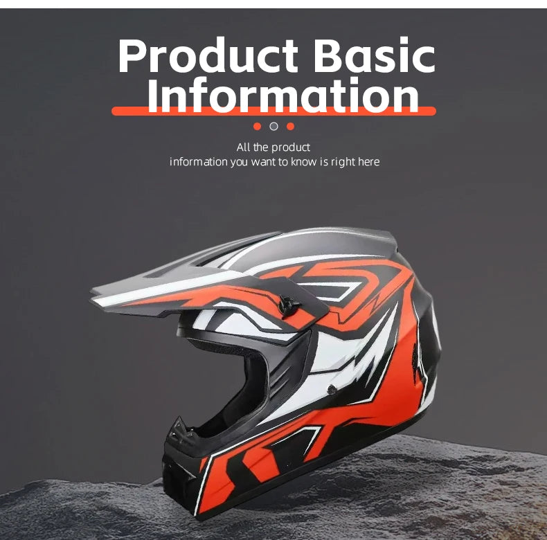 Professional Lightweight Off-road Motorcycle  Helmet Racing Bike Children  Off-road Vehicle Downhill Cross Helmet Motocross