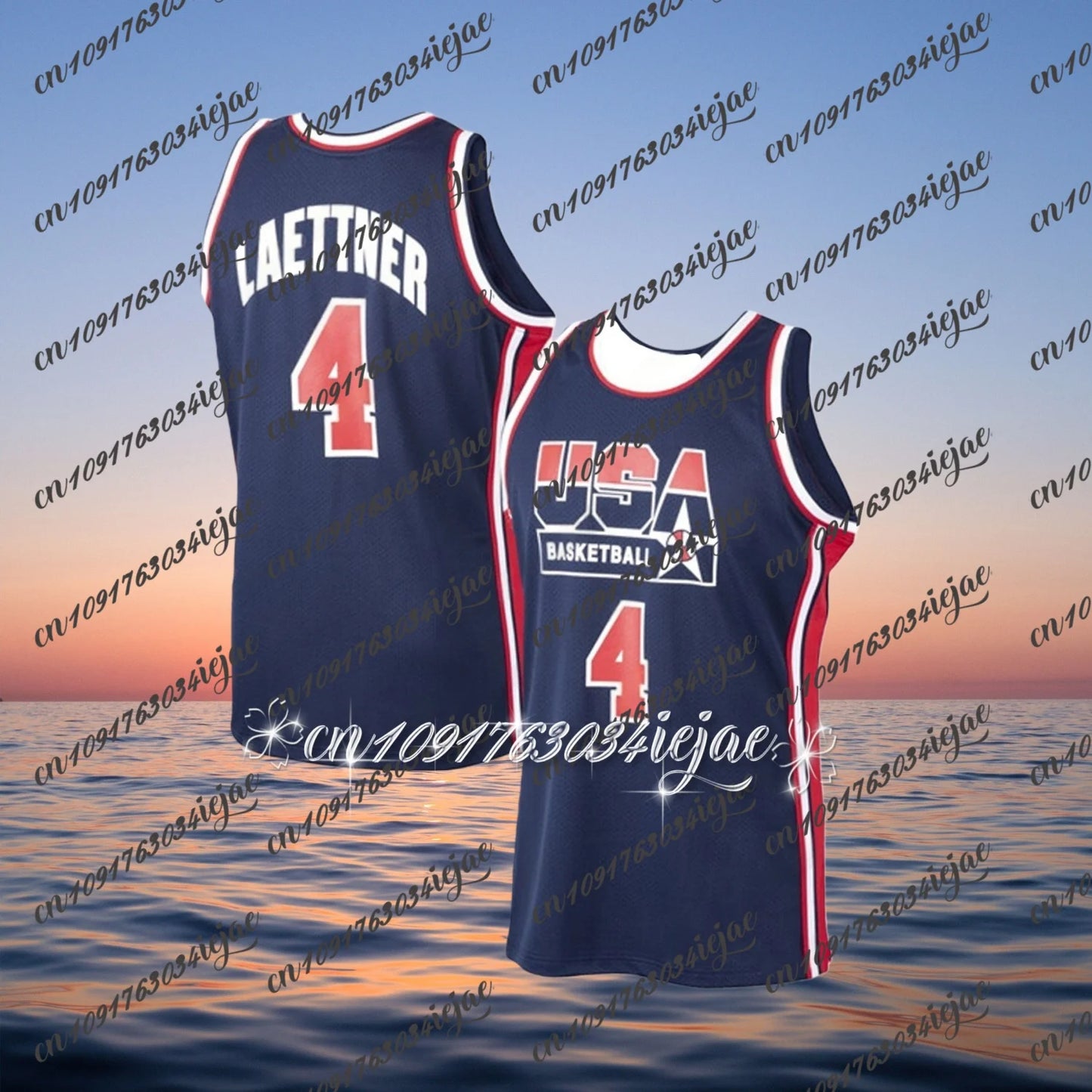 USA Basketball Jersey Tshirt Summer Mens Basketball Sleeveless Sports T shirt Boys Basketball Training Wear Team Tshirt New 2026