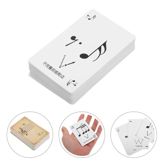 1 Box Education Flashcards Rhythm Practice Cards Music Theory Learning Game Music Teaching Props Sturdy Paper Note Cards