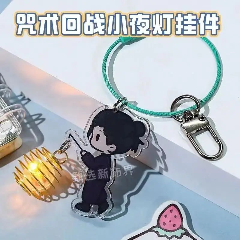Jujutsu Kaisen Gojo Satoru Geto Suguru anime peripheral creative Q version acrylic lantern key chain hanging chain decoration
