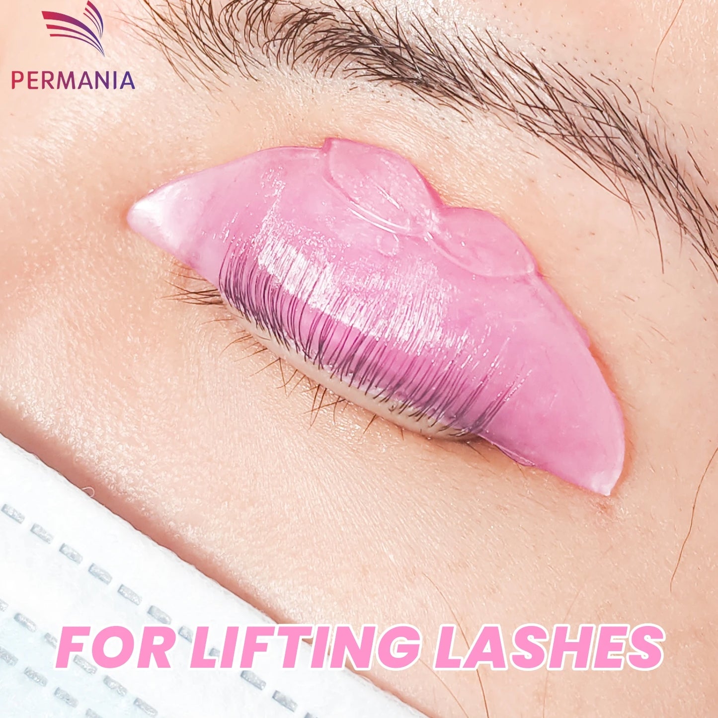 PERMANIA NEW L Curl Silicone Eyelash Perm Pads Lashes Rods Shield Lifting 3D Eyelash Curler Accessories Applicator Makeup Tool