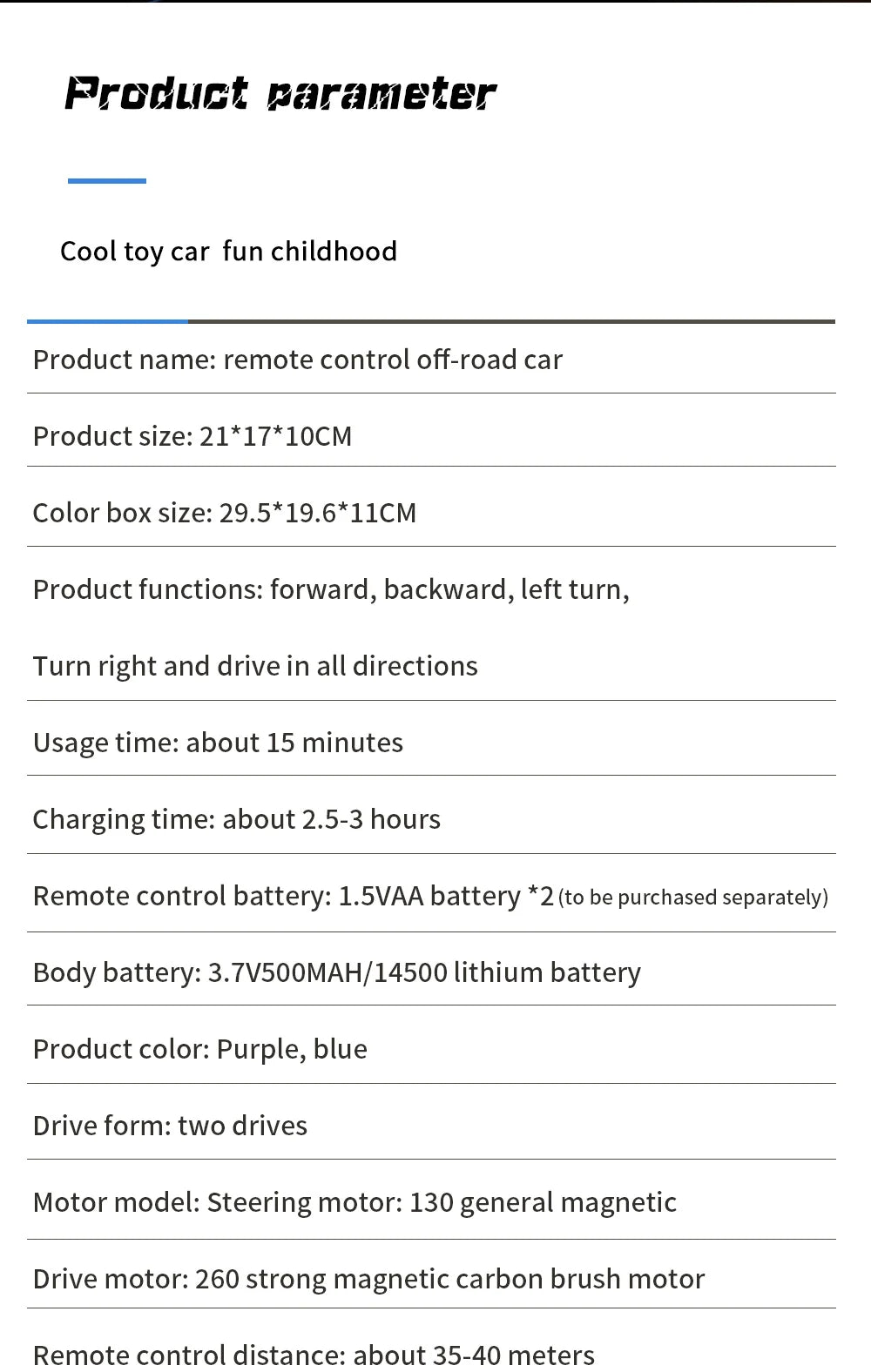 JJRC Q105 Q175 1:18 20 Km/h 2.4GHz Double Motors Drive With LED Light Off Road Remote Control Cars Drift Monster Truck Toys