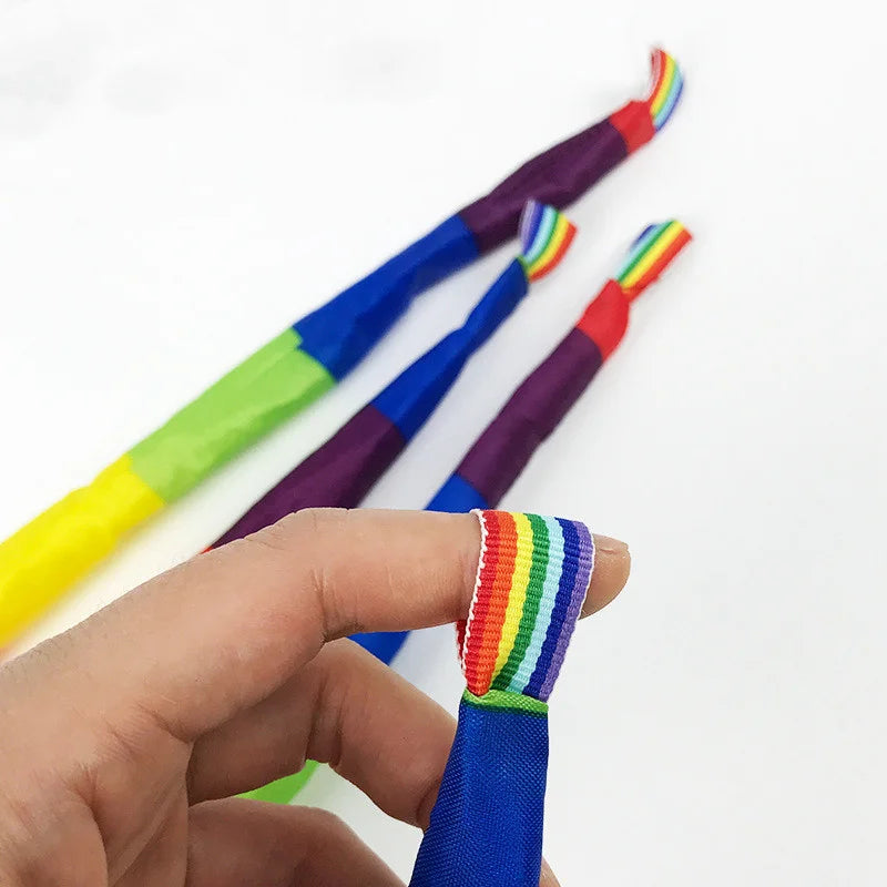 Meteor Ball Children Throwing Sandbags Colorful Ribbon Soft Wind Resistance Ball Sensory Integration Training Equipment Outdoor