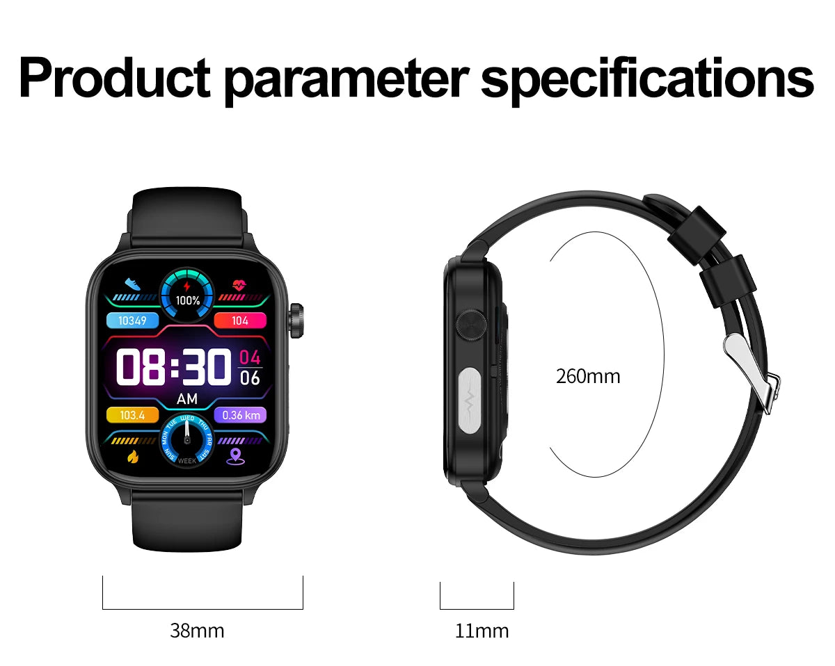 2025New ECG+PPG AI Health Diagnose Smart Watch Men Women Clock Blood Lipid BP Uric Acid Heart rate Tracker For Xiaomi Smartwatch