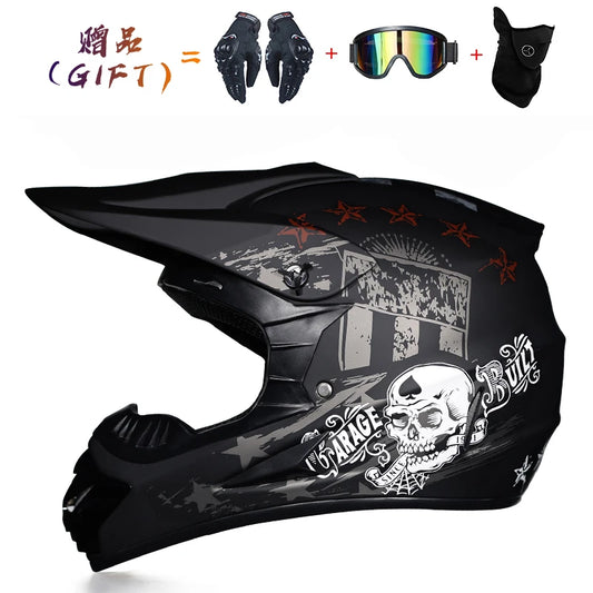 Sturen 3 Stuks Gift Flip Up Motorhelm Kinderen motocross Off Road Helm ATV Dirt bike Downhill MTB DH racing helm.