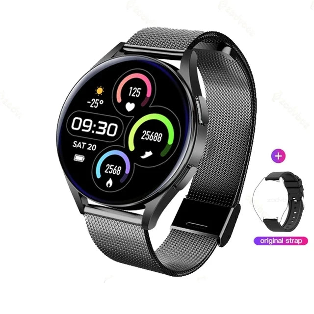 2026 New Women SmartWatch Bluetooth Call Lady Watches Sport Waterproof Heart Rate Sleep Smart Watch for Women Present Gift