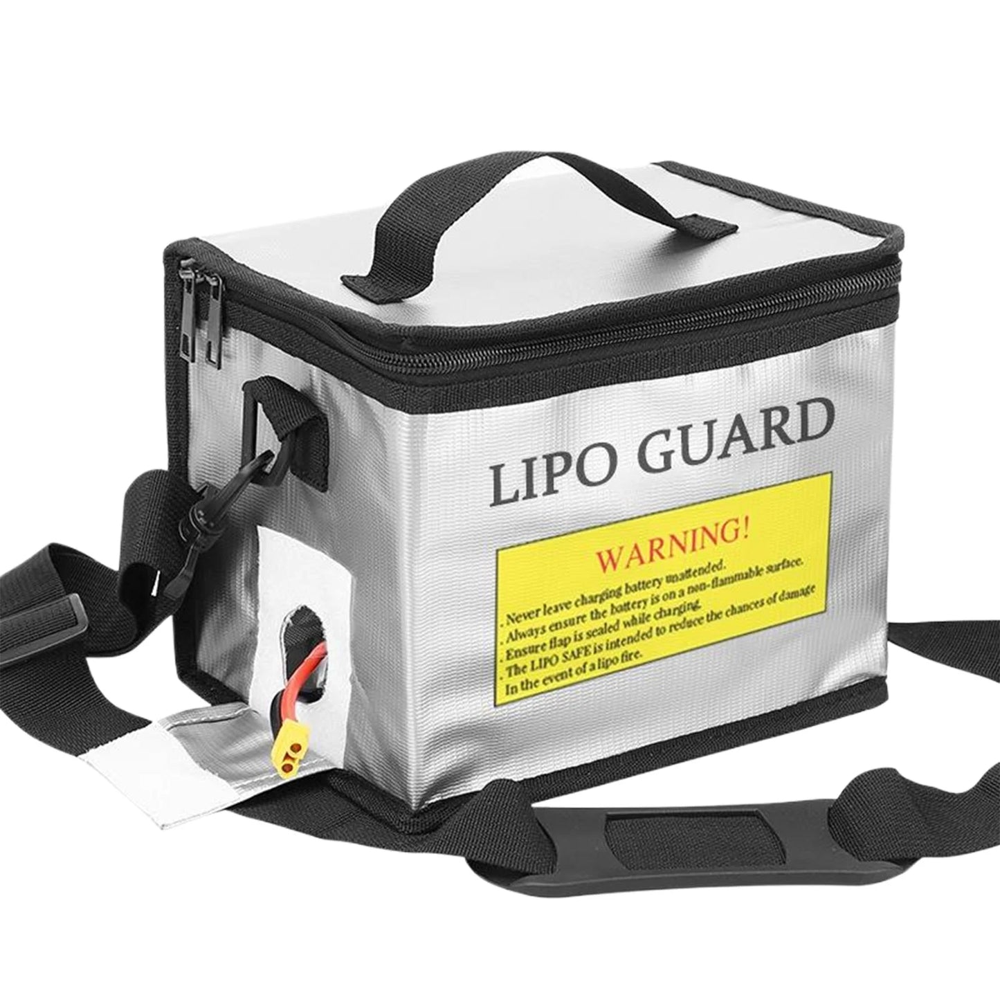 Lithium Battery Explosion-proof Bag Fireproof Safety High Temperature Storage Flame Retardant Aircraft Model Battery Protection