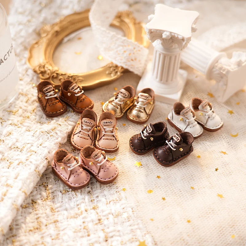 New Fashion Blyth Cute Leather Shoes Blyth Doll Mary Jane Casual Shoes 3* 1.8cm for Ob24 Ob22 Licca Azones Toy Doll Accessories