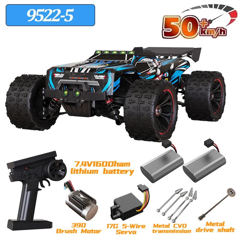 9522PRO 85KM/H High-speed RC Car Brushless Four-wheel Drive Off-road Drift 1:16 Professional Racing Car 9522 50KM/H Boy's Toy