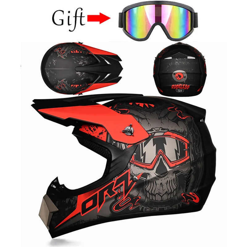 ORZ-905 Off road racing motorcycle helmet bicycle speed drop DH full helmet rally off-road helmet