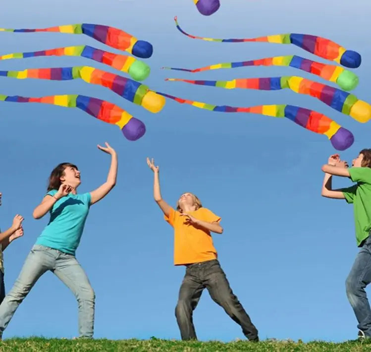 Meteor Ball Children Throwing Sandbags Colorful Ribbon Soft Wind Resistance Ball Sensory Integration Training Equipment Outdoor