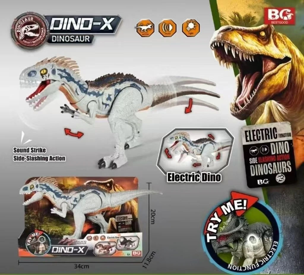 Jurassic Dinosaur Sound Effects - Tyrannosaurus Rex and Velociraptor Simulation Models for Boys' Birthday Gifts and Collections