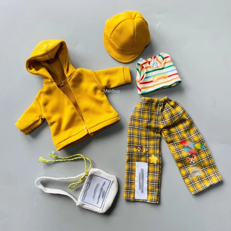 30cm BJD Doll Clothes Set – 6 Points Universal Outfit for SD Dolls – Princess Skirt