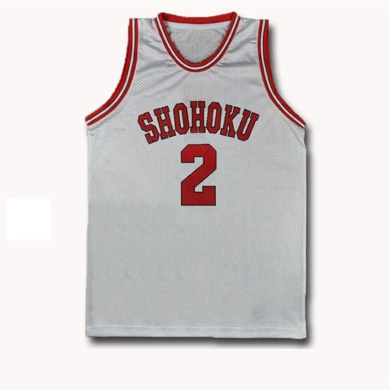 Shohoku School Basketball Team Jersey Anime Sakuragi Hanamichi Rukawa Cosplay Slam Dunk Jersey QUICKY DRYING Sportswear Package