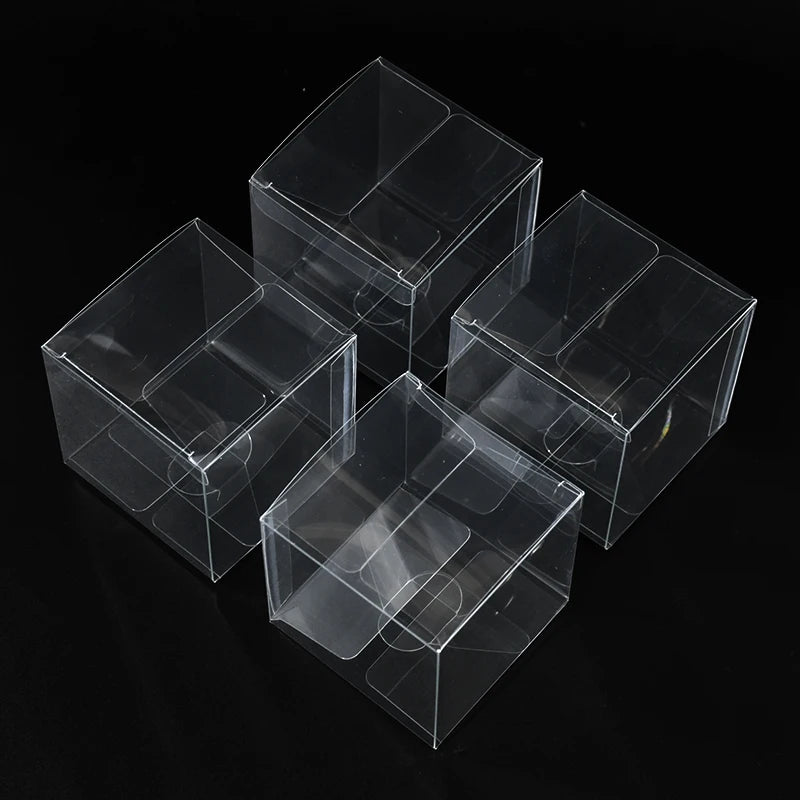 20/50PCs Clear Gift Box Cupcake Dessert Cookie Candy Boxes Wedding Birthday Party Supplies Baby Shower Christmas Gift Packaging