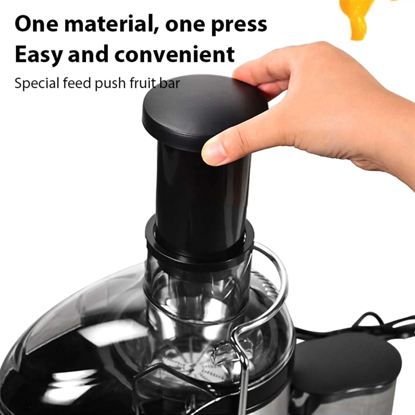 800W Centrifugal Electric Juicer Machine With 3inch Big Mouth Fruits And Vegetable Juice Extractor 2 Speeds Mixer Blender