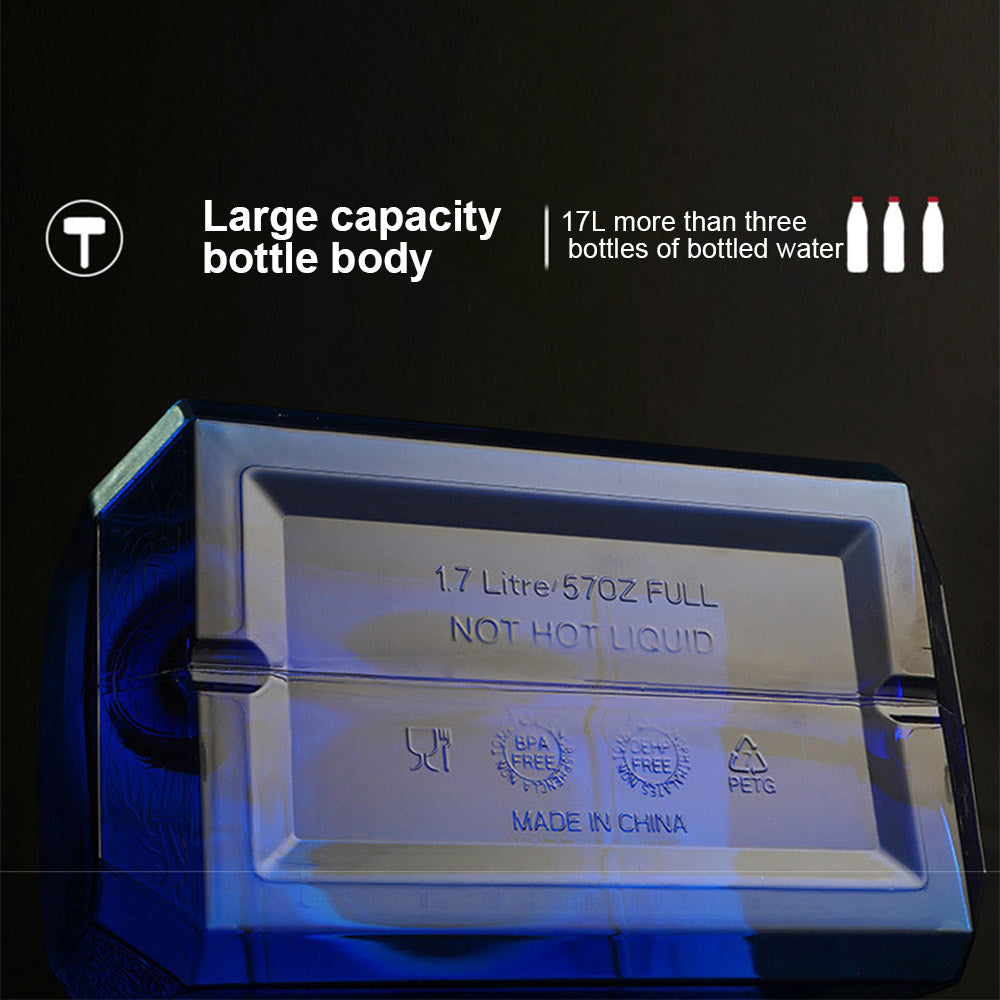 1700ml Big Large Thor Hammer Water Bottle Portable Outdoor Sport Camping Gym Fitness Tour Drinking Waterbottle Space Cup Cycling