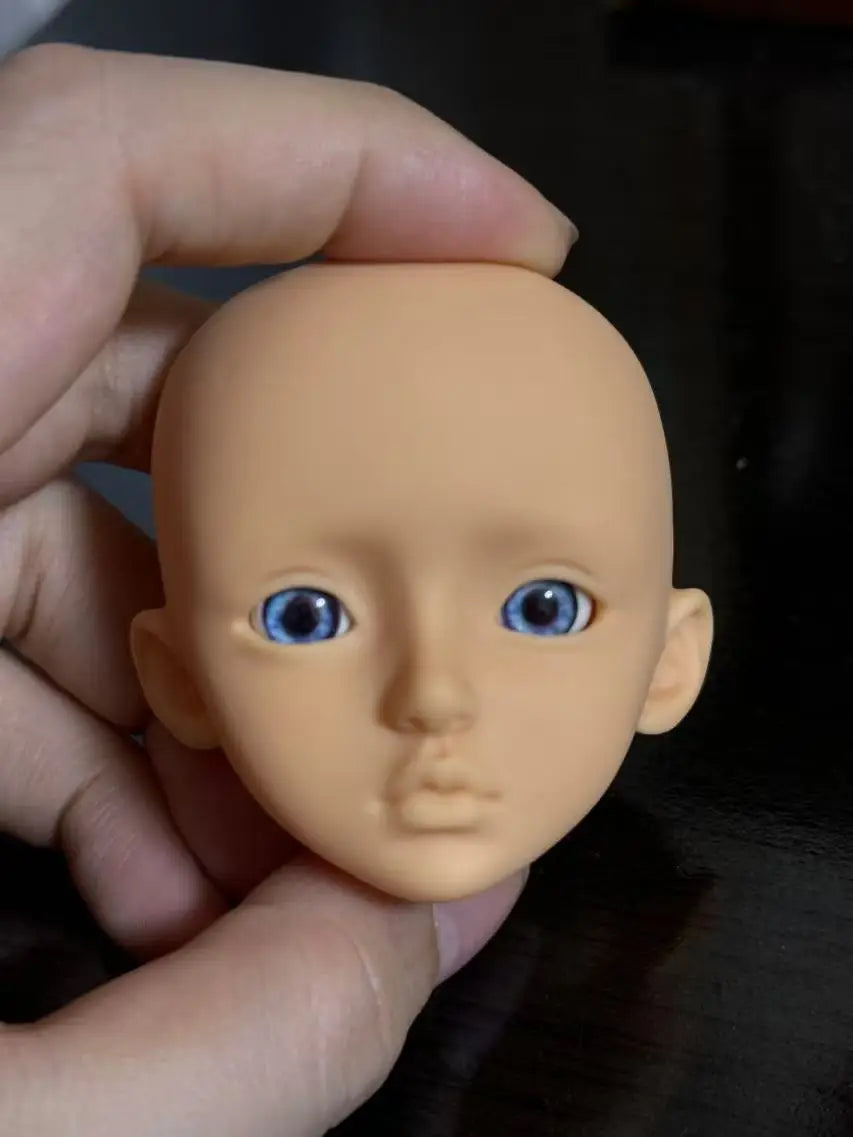 30cm Handmade Makeup Doll Head 1/6 BJD Doll Handmade DIY Sweet Girl Toy Birthday Surprise Christmas Gift