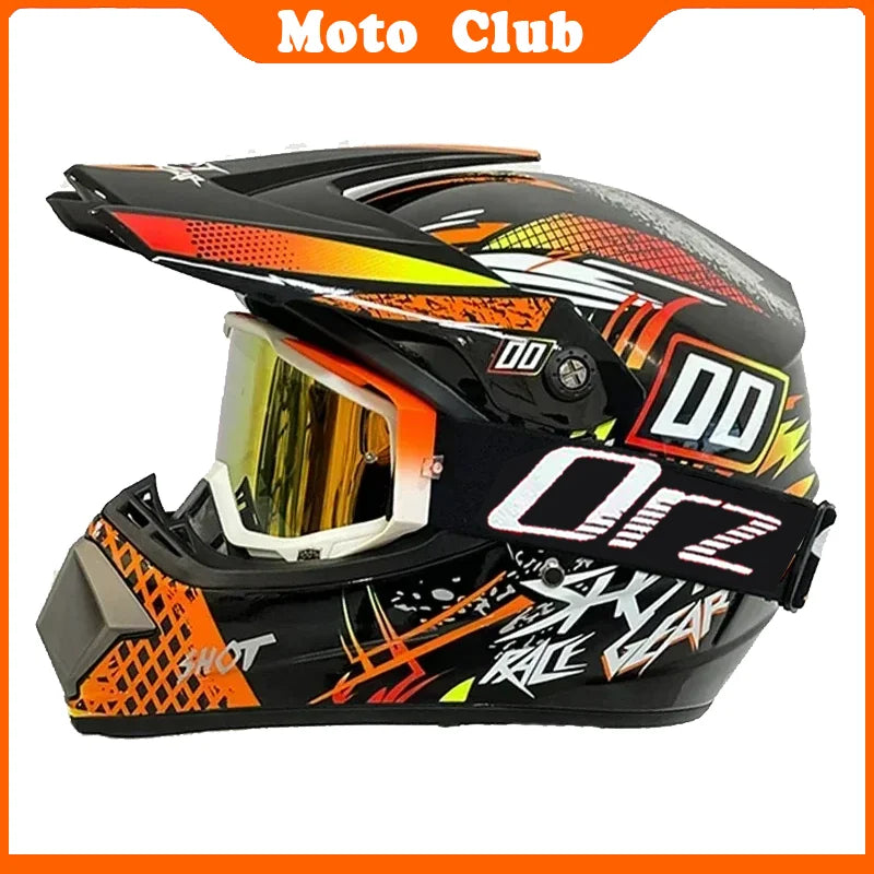 Motorcycle Helmet Professional Motocross Off Road Gift Goggles protective Helm Children Off-road Casque Capacete De Motocicleta