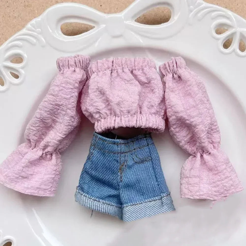 Super Cute 1/6 Blythe Doll Clothes Replace Clothes Blythe Doll Outfit Accessories No Socks