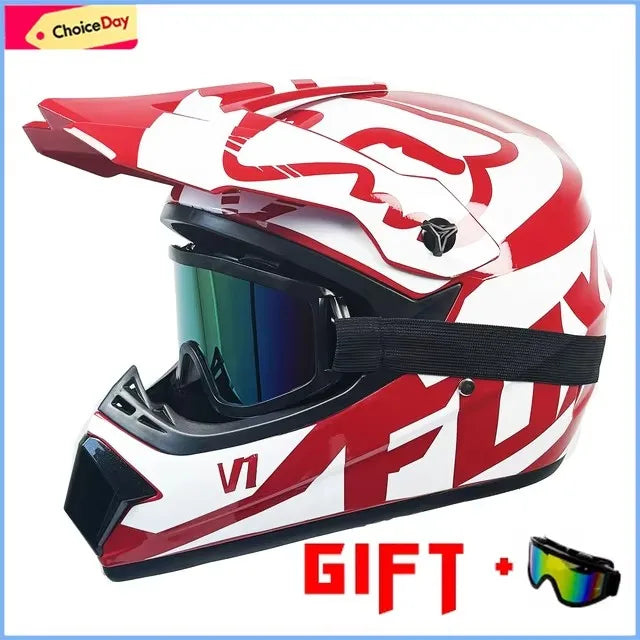 Motorcycle Child Full Helmet Children Helmets Motocross Off-road Casco Moto Off-road Protective Cycling Casque For Motobike Men