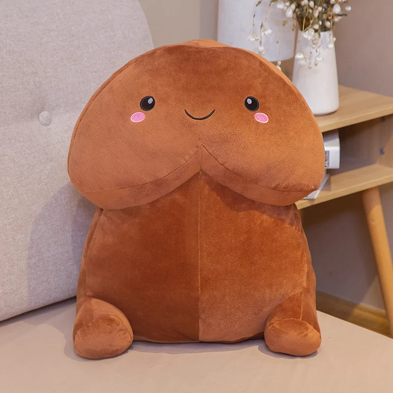 1pc 50CM Cute Penis Plush Toy Pillow Sexy Soft Toy Stuffed Funny Cushion Simulation Lovely Christmas Gift for Girlfriend Lover