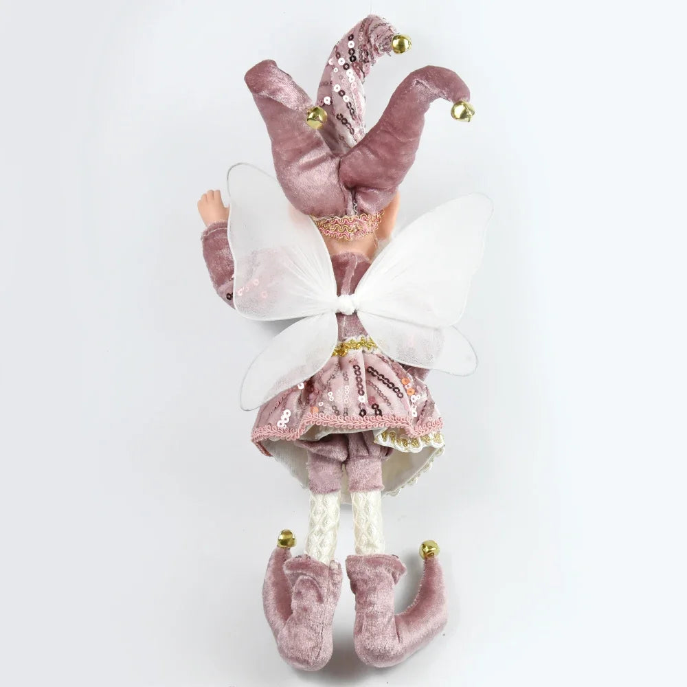 New 50CM Elf Doll Christmas Pendant Ornament Decor Elf Hanging Hanging Standing Decor Navidad New Year Kids Gifts