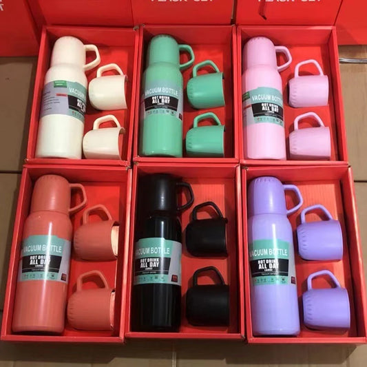 3pcs set of stainless steel insulated cup, party gift box, water cup, insulated/chilled cup