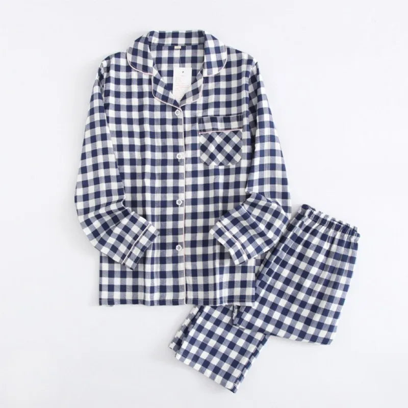 Baby Girl Boy Plaid Cotton Pajamas Set Toddler Teens Child Sleepwear Boutique Kid Home Suit Spring Autumn Baby Clothes 3-12Y