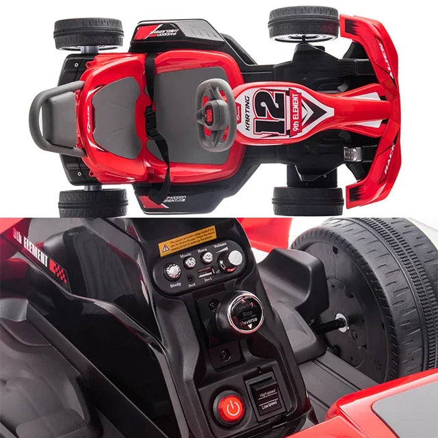 Kids Go Karts Car Electric 12v 4 Engine Battery Toy Boys Electric Classic Cars for Kids