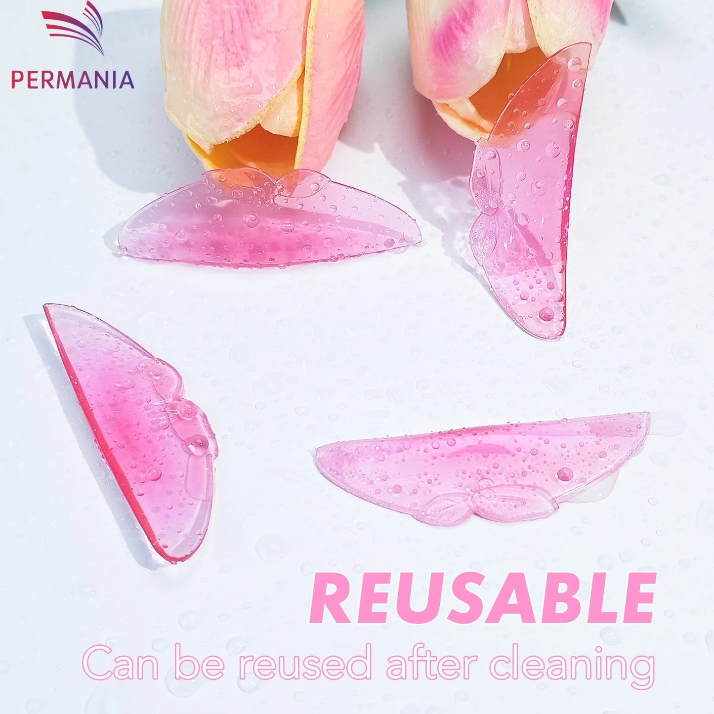 PERMANIA NEW L Curl Silicone Eyelash Perm Pads Lashes Rods Shield Lifting 3D Eyelash Curler Accessories Applicator Makeup Tool