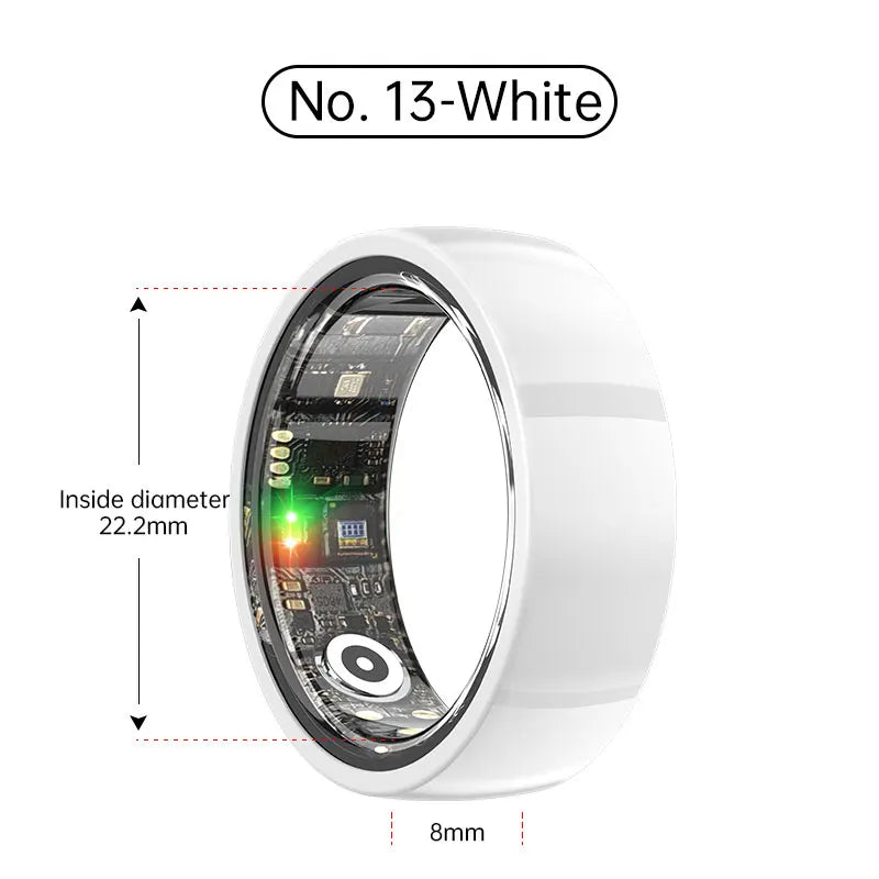 Smart Ring Bluetooth 5.1 Sleep Camera Remote Control Multiple Exercise Modes Wearable Fitness Ring