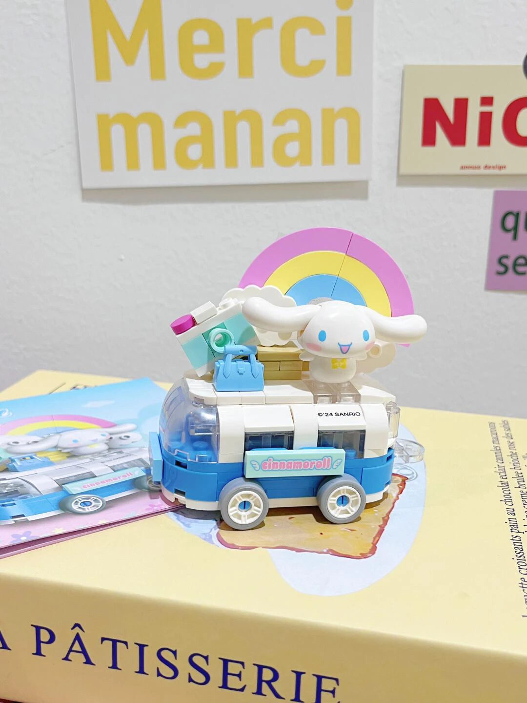 Sanrio Toy Building Blocks Hello Kitty Figurine Kuromi Melody Figure Toy Collection Dolls For Kids Christmas Gifts Toy