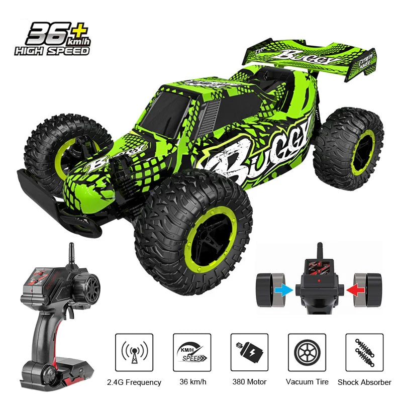 JTY Toys Bigfoot RC Truck 36km/h High-Speed Remote Control Climbing Car Off-Road Trucks Radio RC Crawler Cars For Kids Adults