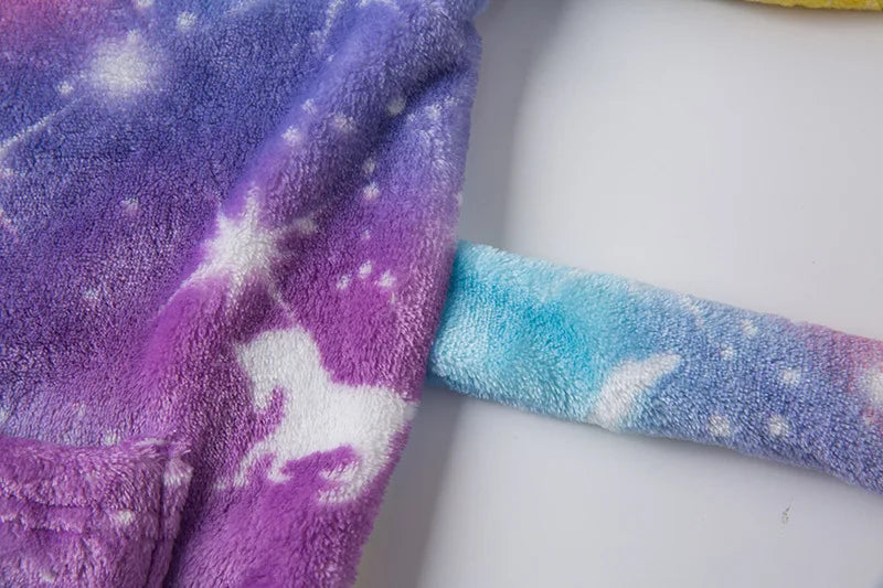 Kids Sleepwear Robe Autumn Winter Flannel Warm Bathrobe For Girls 1-11 Years Toddler Children Pajamas For Boys Girl Pajamas