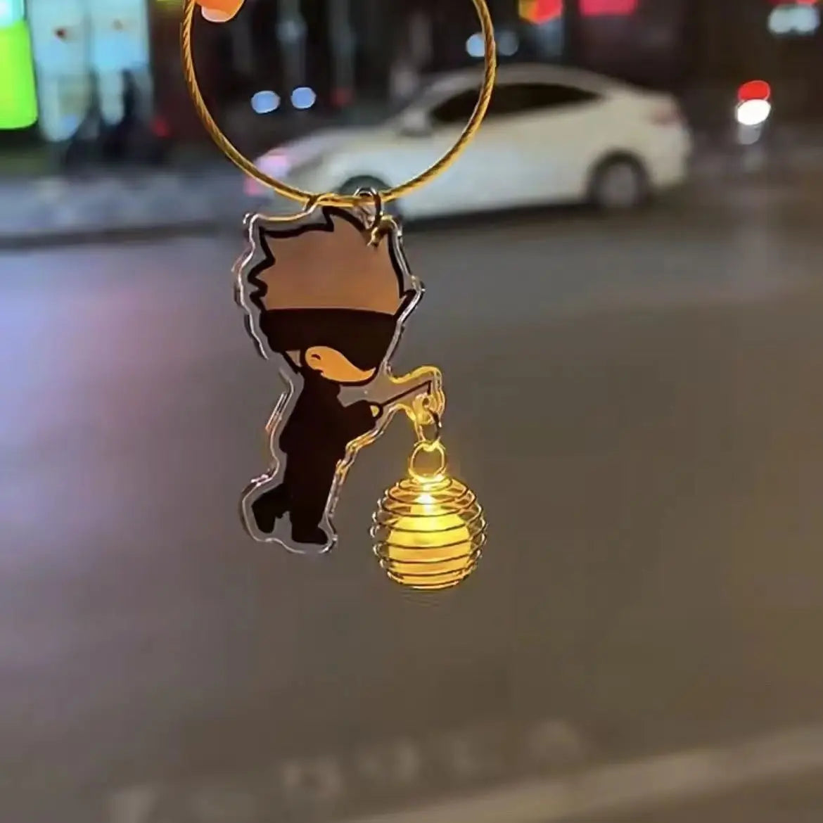 Jujutsu Kaisen Gojo Satoru Geto Suguru anime peripheral creative Q version acrylic lantern key chain hanging chain decoration