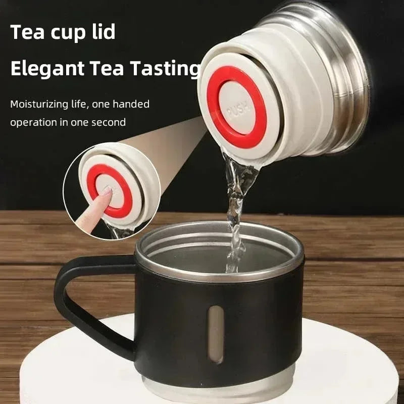 304 Stainless Steel Vacuum Insulated Bottle Gift Set Office Business Style 500ML Coffee Mug Thermos Bottle Portable Flask Carafe