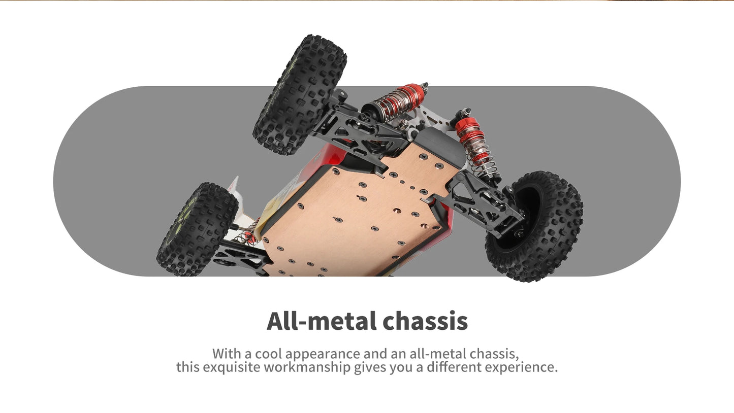 RC Car 1/14 4WD 75KM/H 2.4G Brushless Motor Electric High Speed Off-Road Remote Control Drift RC Buggy Car Toys
