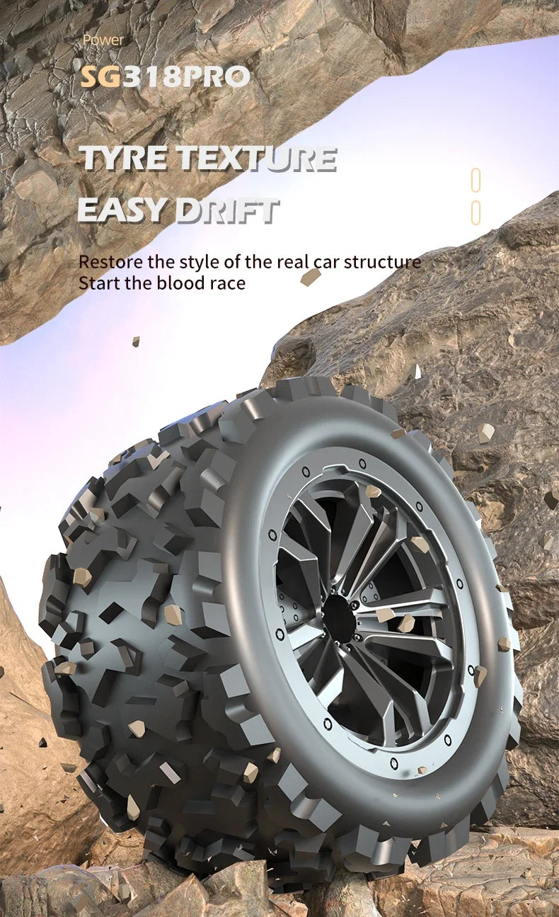 SG318 PRO 1:20 Scale RC Car 20km/h High Speed RC Cars Toys For Adults And Kids Remote Control Cars 2.4G Off Road Monster Truck