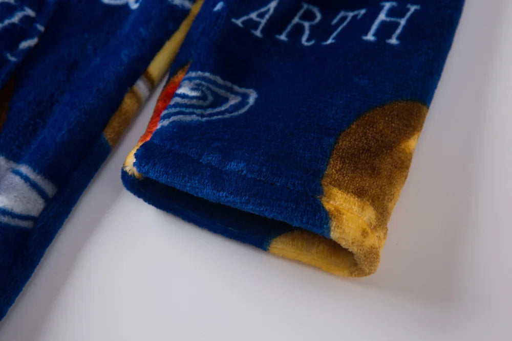 Kids Sleepwear Robe Autumn Winter Flannel Warm Bathrobe For Girls 1-11 Years Toddler Children Pajamas For Boys Girl Pajamas